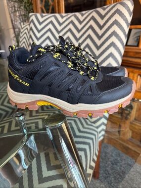 Goodyear Striker-P Black and Yellow Hiking Work Shoes Boots Sz 7.5 *READ*